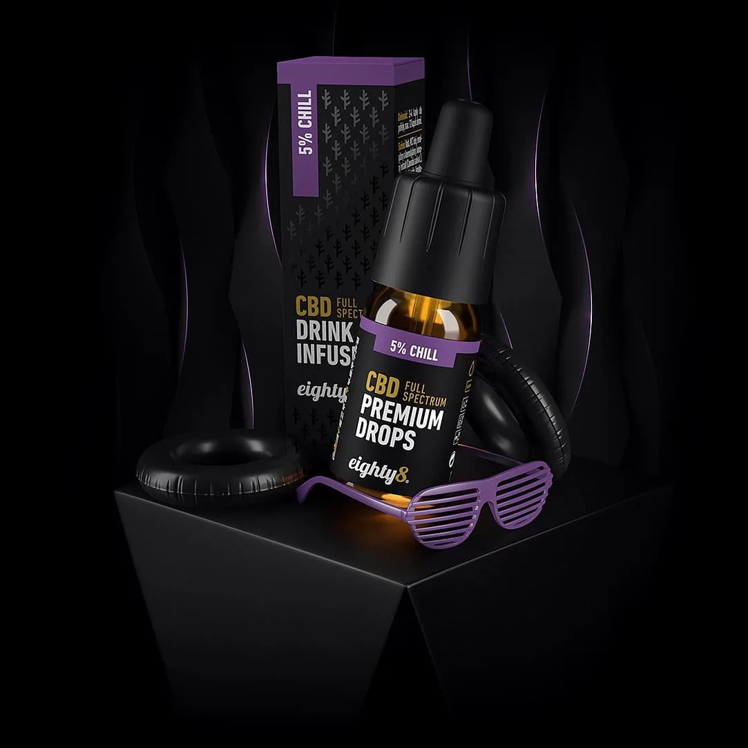 Chill CBD drops 5% eighty8 10ml