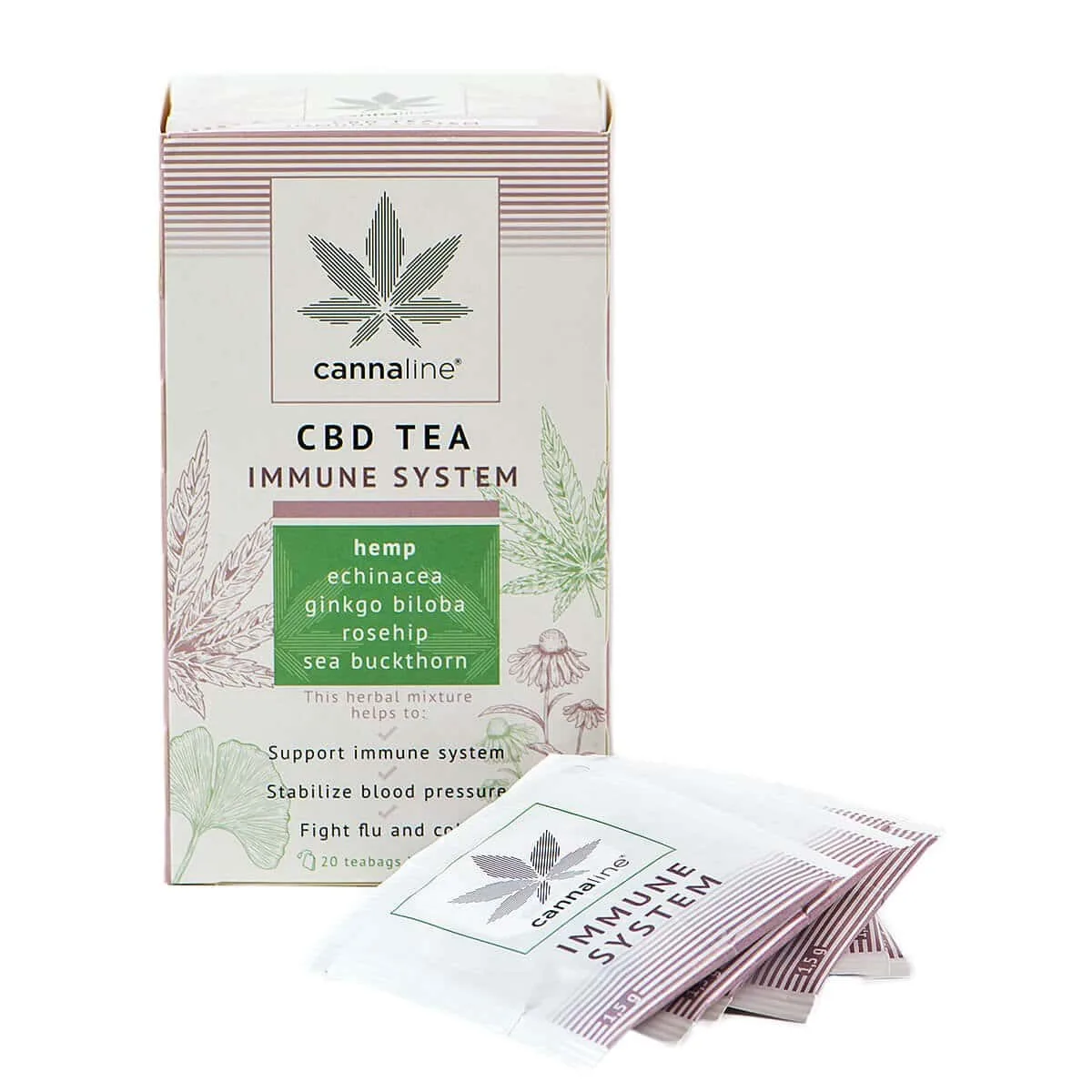 Immunity CBD tea cannaline