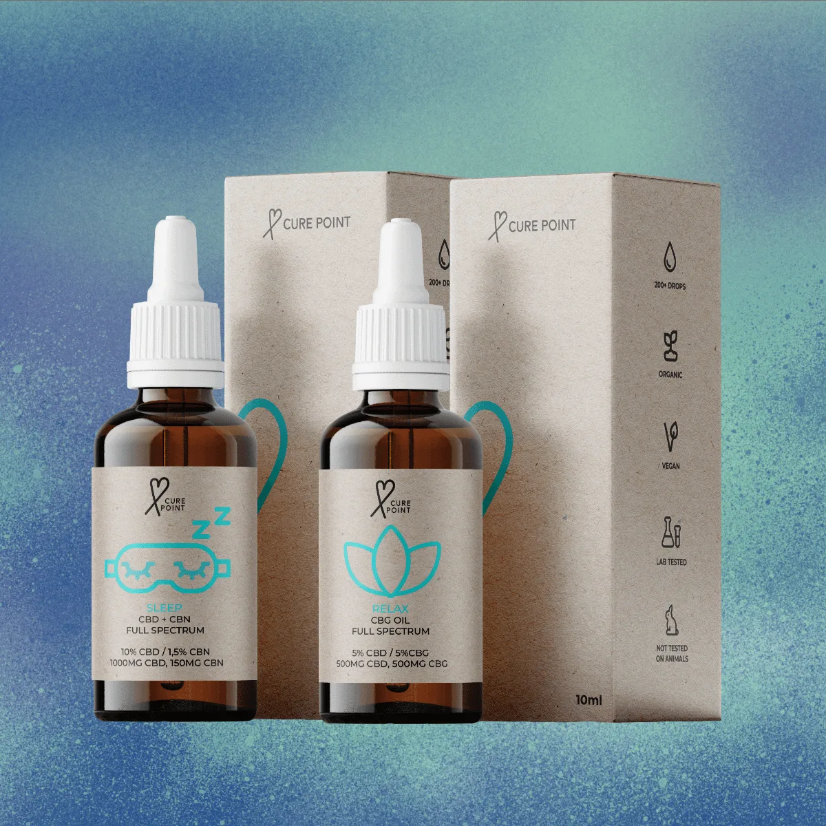 CurePoint pack - RELAX and SLEEP drops