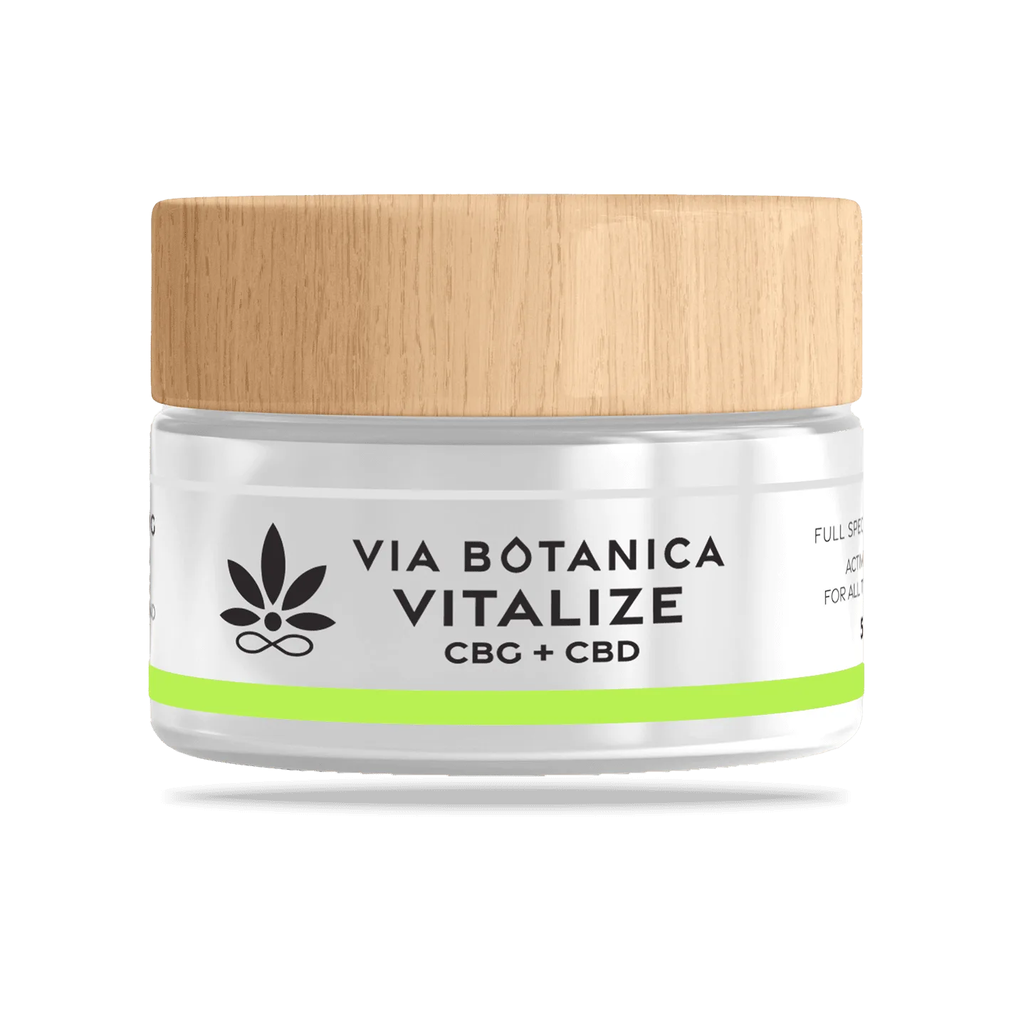 Vitalizing CBD CBG cream Via Botanica 50ml