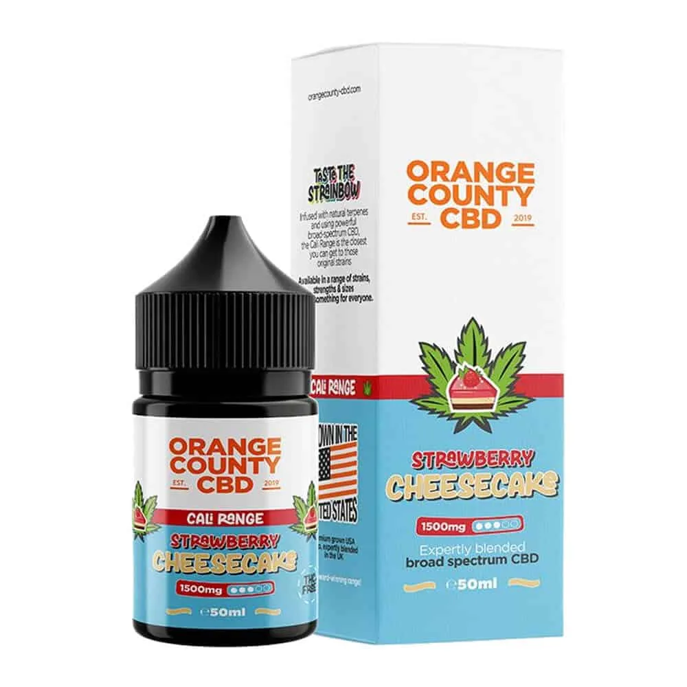 Strawberry Cheesecake CBD liquid Orange County