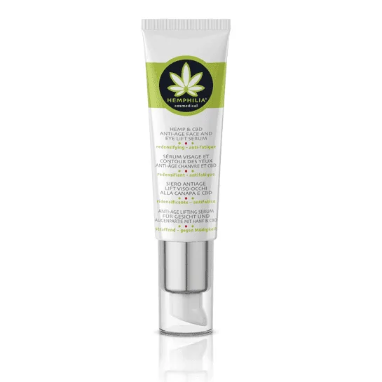 Hemp & CBD anti-age face and eye lift SERUM Hemphilia 30 ml