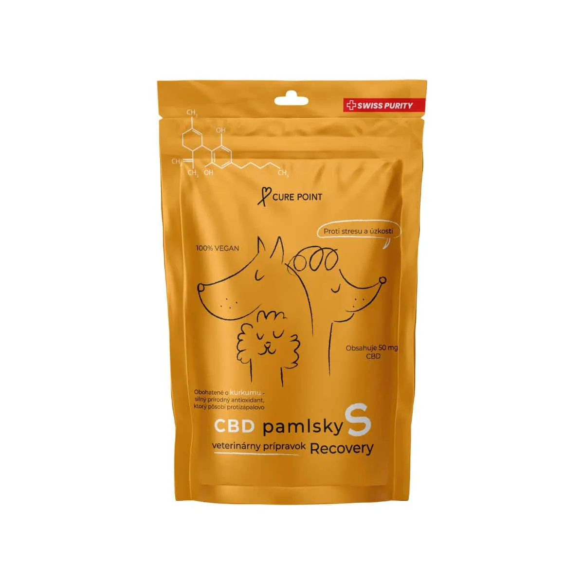 CBD treats Recovery, 100g