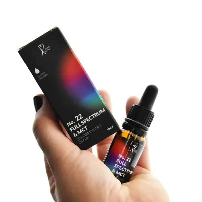 CBD CBG CBN 22% Golden Distillate CurePoint 10ml