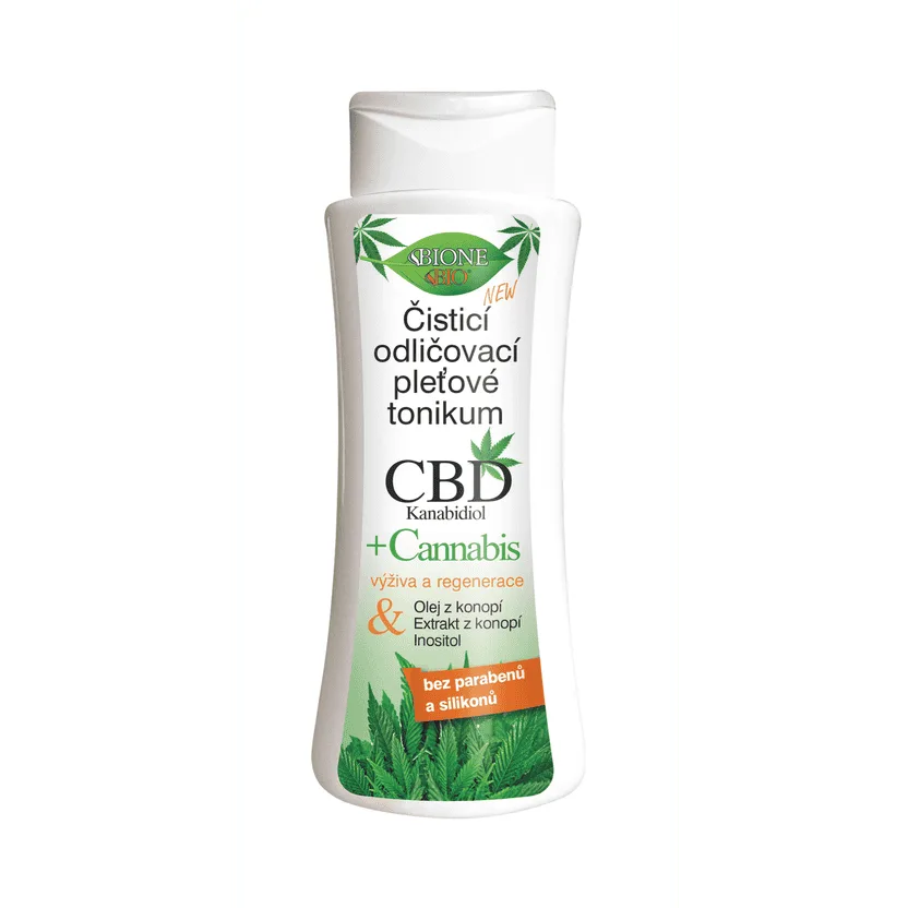 CBD cleansing make-up removing facial toner Bione 255ml