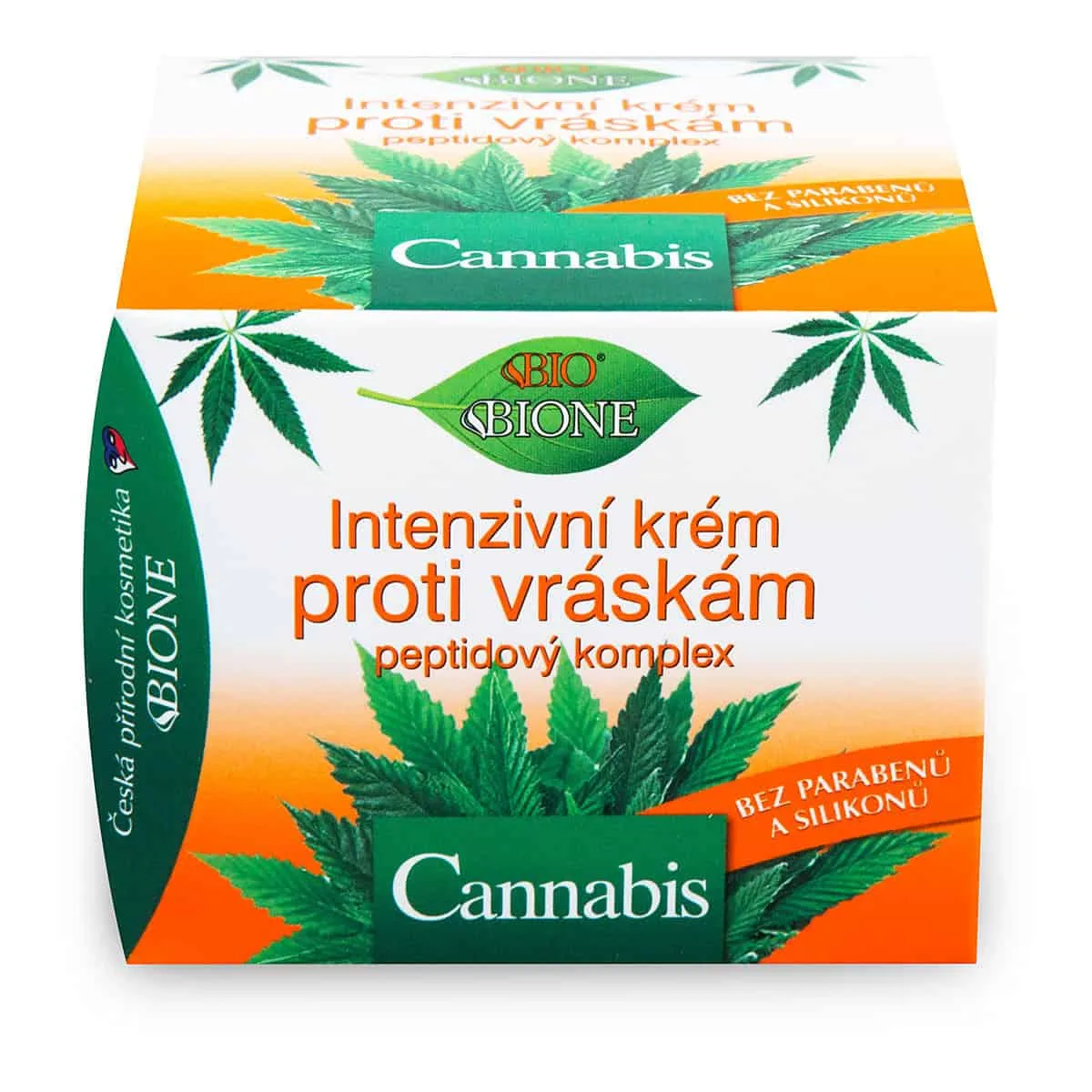 Intensive anti-wrinkle cream with hemp, Bione 51ml
