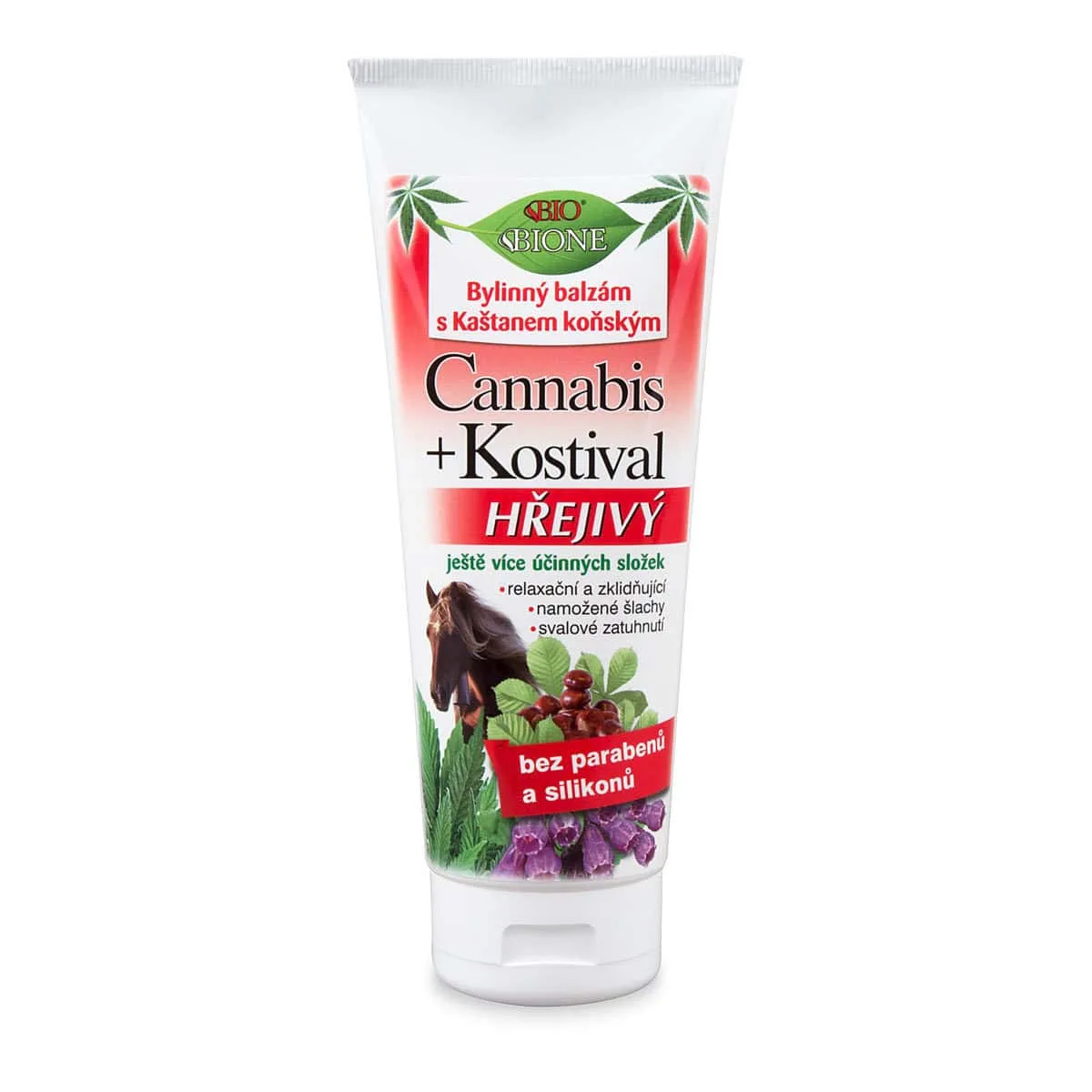 Herbal hemp balm, warming Bione 200ml