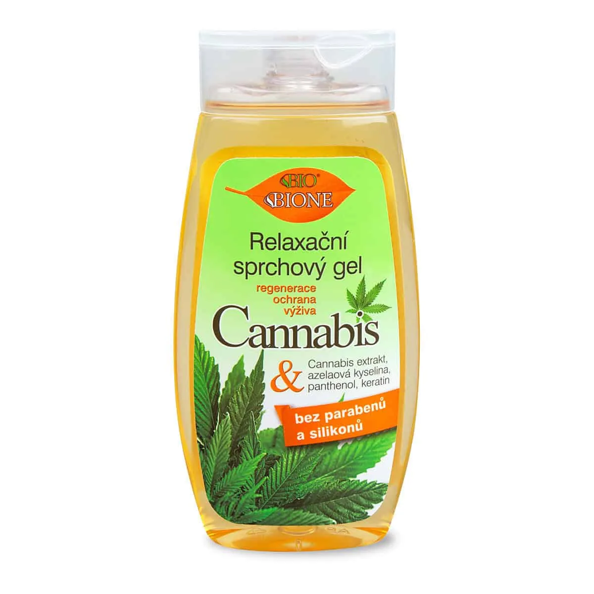 Relaxing hemp shower gel, Bione 260ml