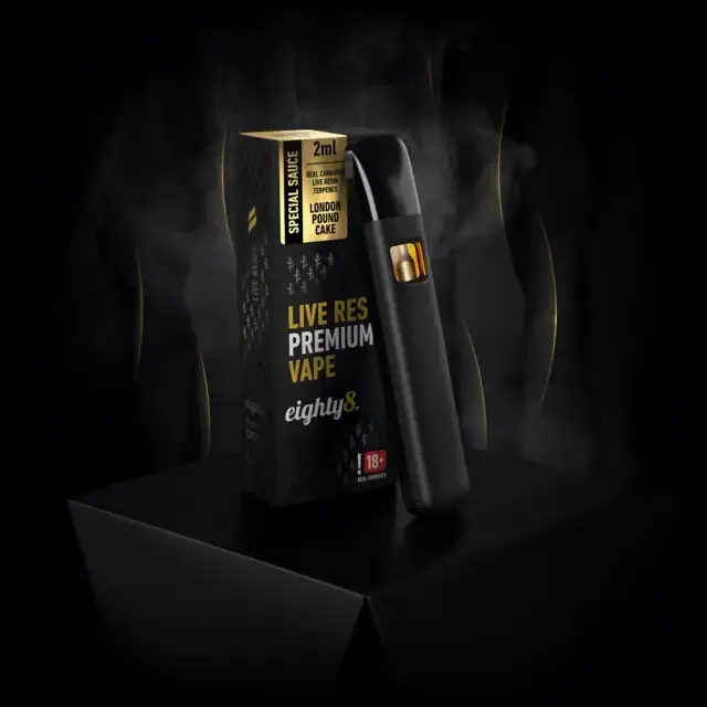 London Pound LIVE RESIN vape pen eighty8