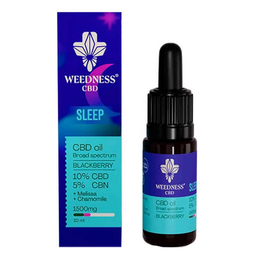 Sleep CBN drops WEEDNESS + Chamomile + Melissa 10ml