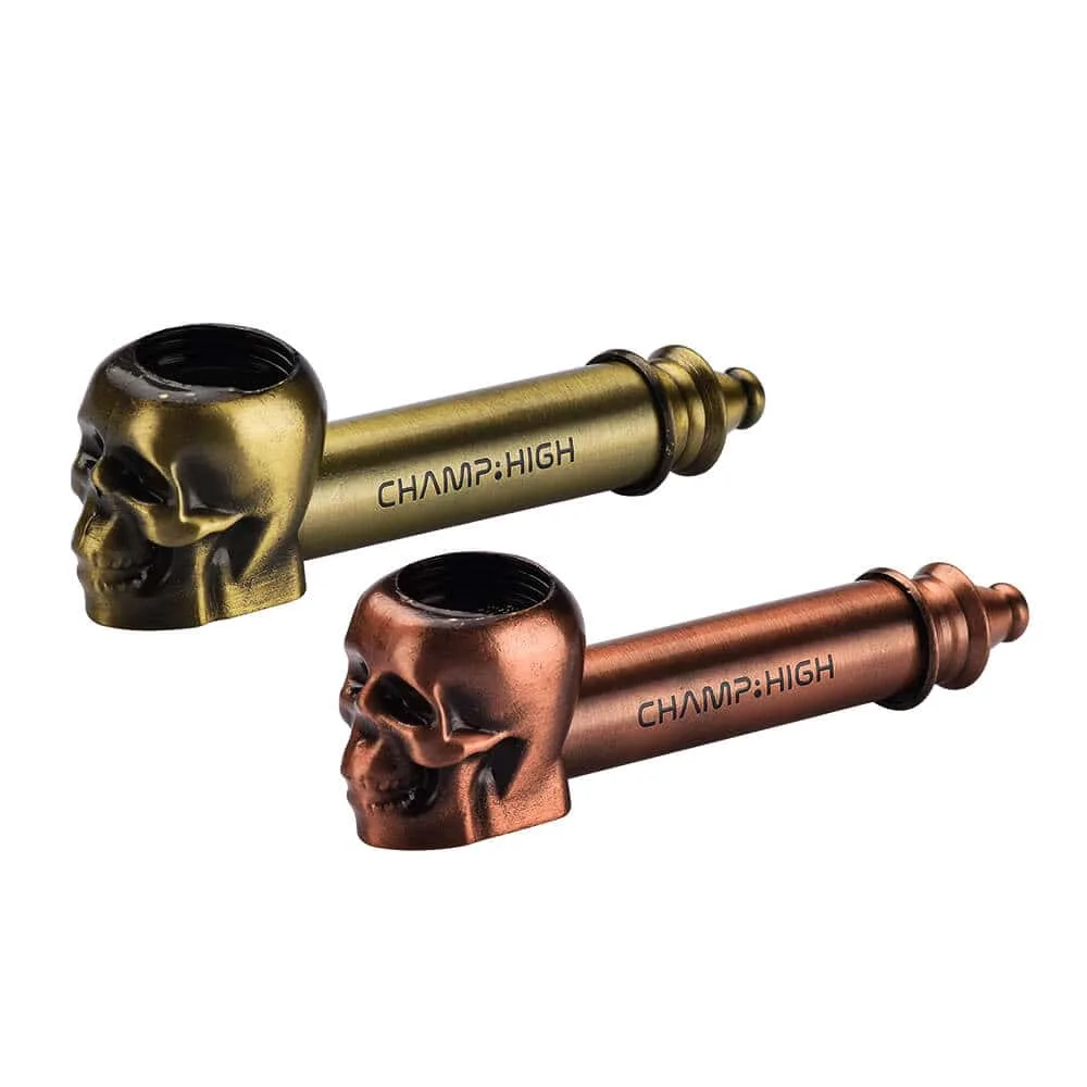 Metal pipe CHAMP HIGH skull 8,3cm