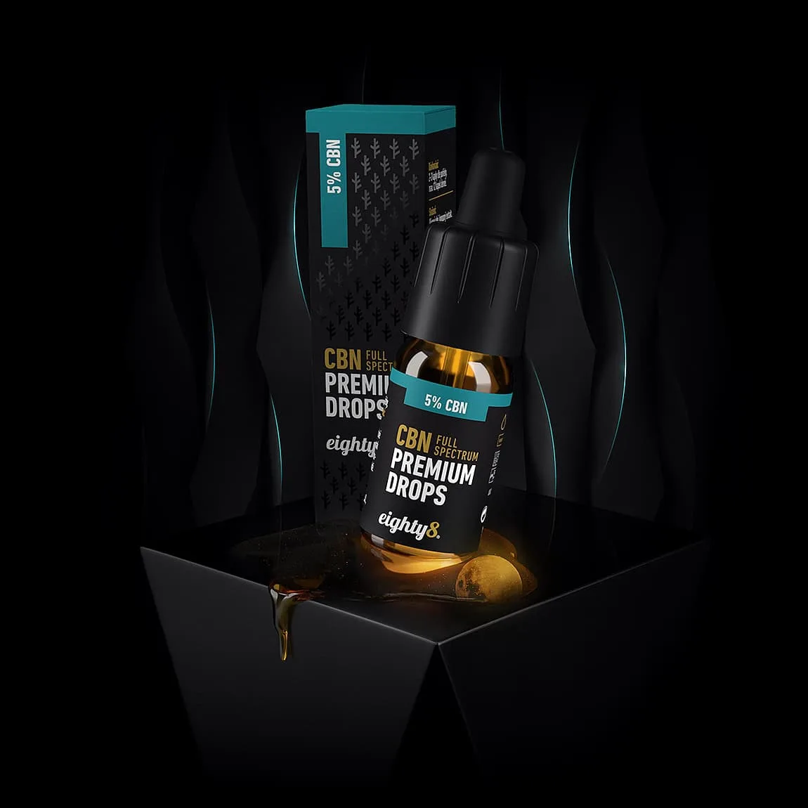 CBN drops 5% eighty8 10ml