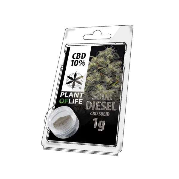 CBD Solid Sour Diesel, Plant of Life 1g