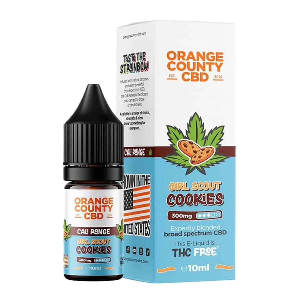 Girl Scout Cookies CBD liquid Orange County