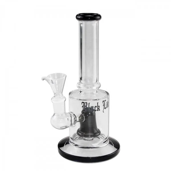 Glass bong Black Leaf shower percolator 21cm