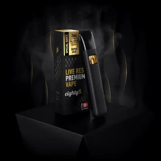 Super Jack LIVE RESIN vape pen eighty8