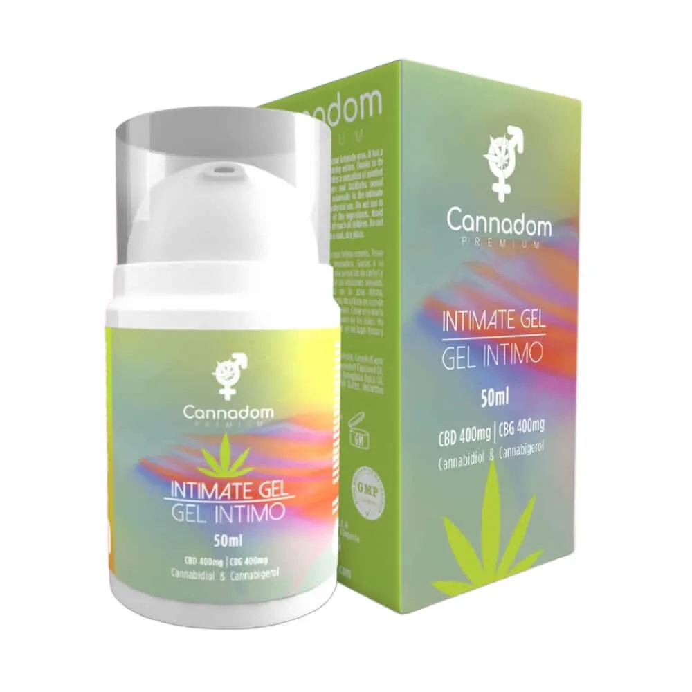 Lubricating gel with CBD and CBG Cannadom 50ml 400mg