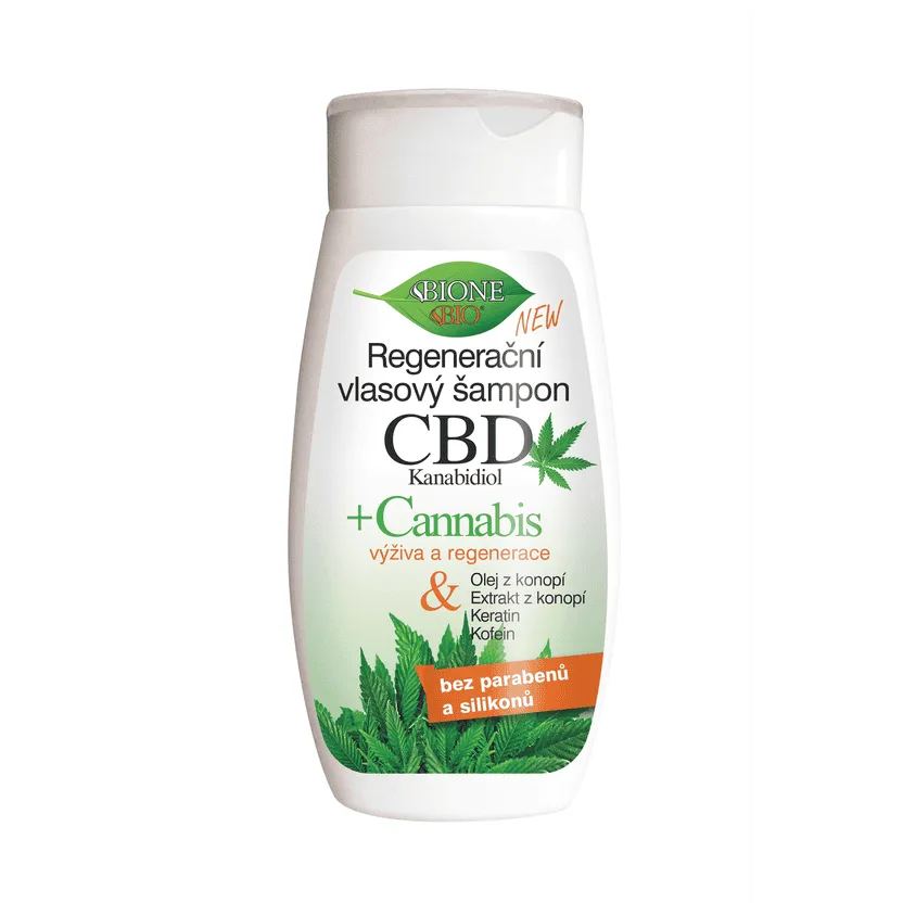 Regenerating hair CBD shampoo Bione 260ml