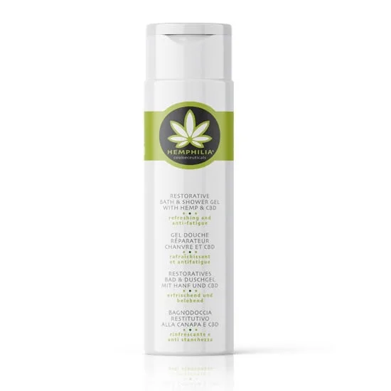 Restorative bath & SHOWER GEL with hemp & CBD Hemphilia 250ml