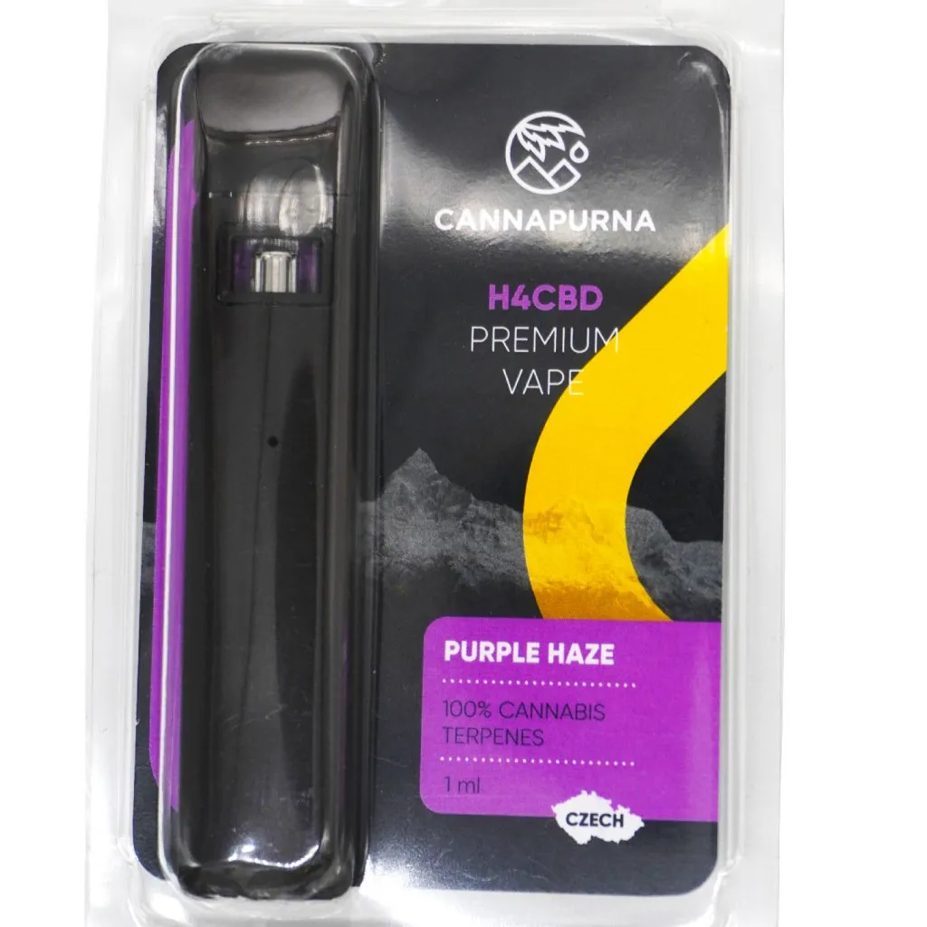 Purple Haze H4-CBD vape pen 95% Cannapurna