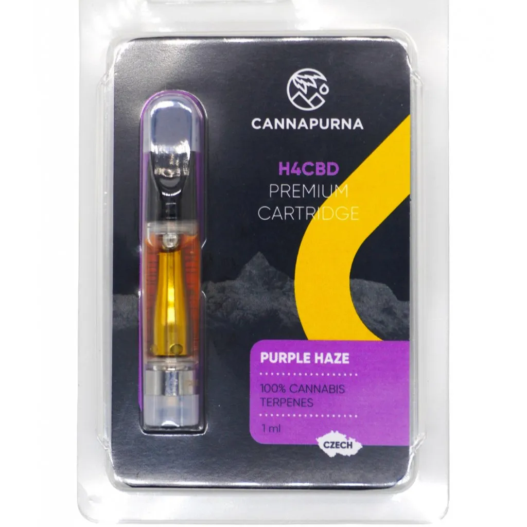 Purple Haze H4CBD cartridge 95% Cannapurna 1ml