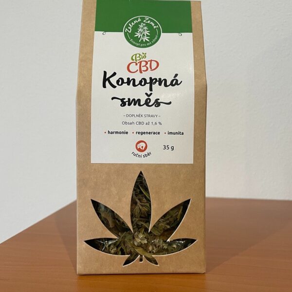 CBD tea Zelená Země 1.6% 35g