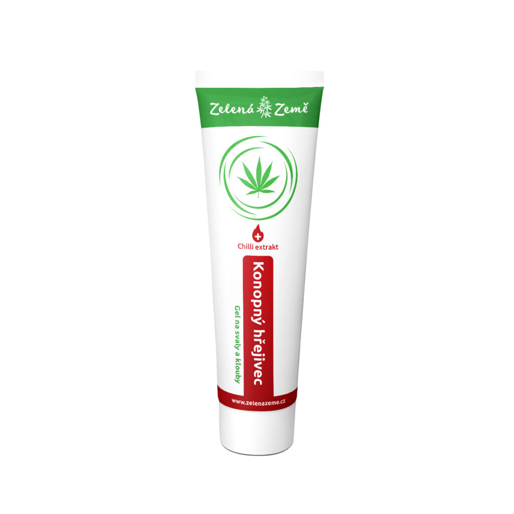 Hemp gel for muscles and joints, warming Zelená Země 100ml