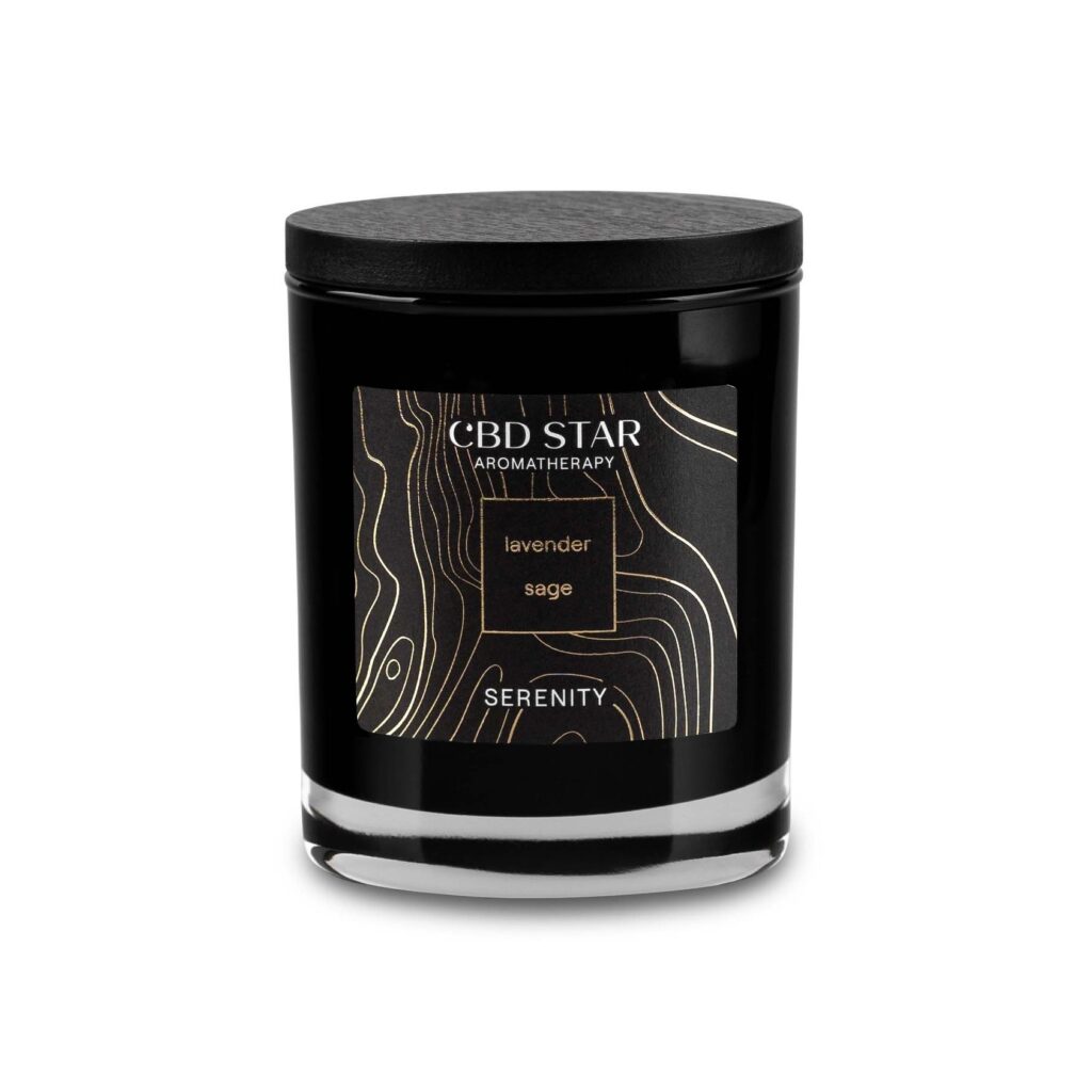 Serenity CBD STAR candle